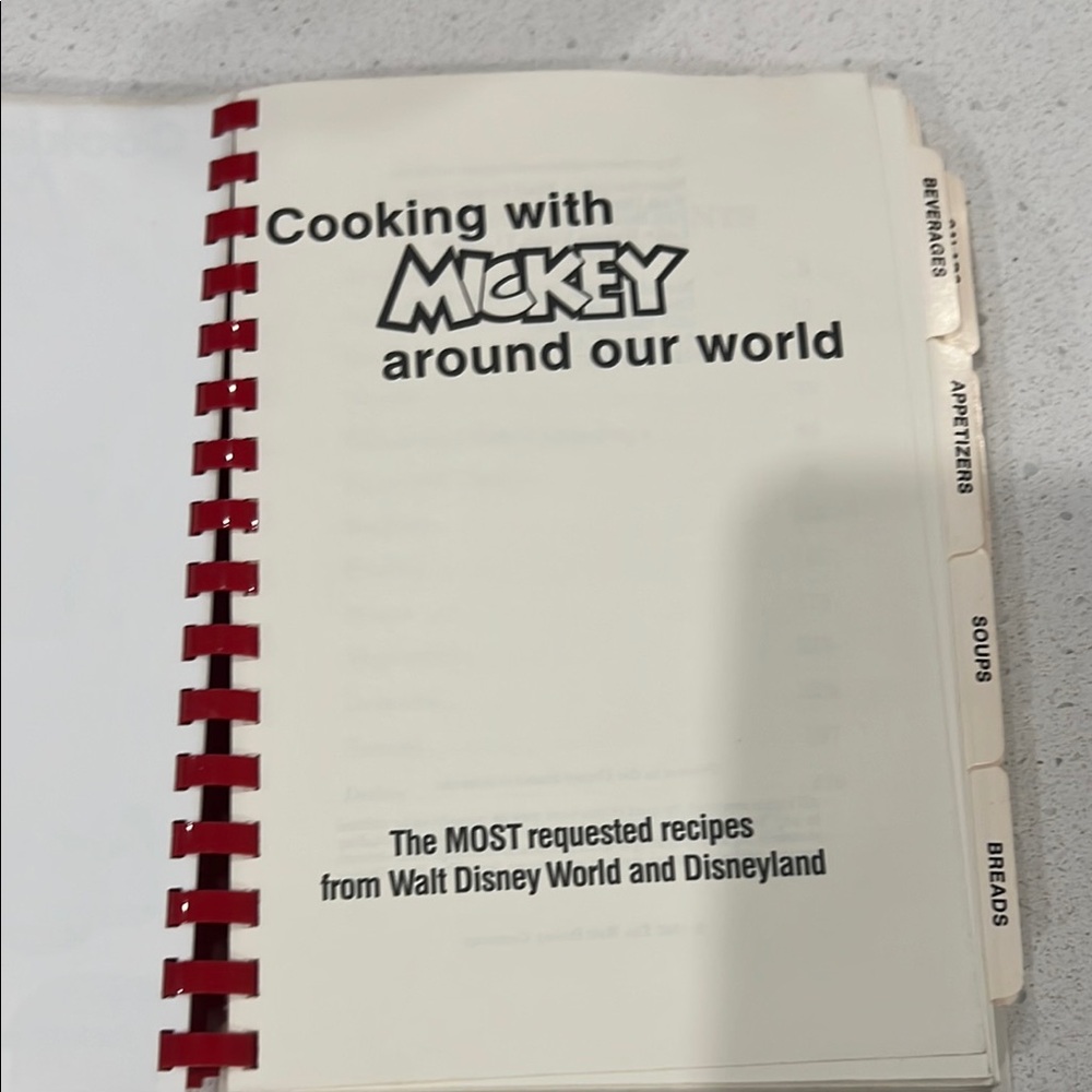 Cooking with Mickey Around Our World Cookbook - Picture 2 of 6